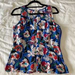 Floral Peplum Top
